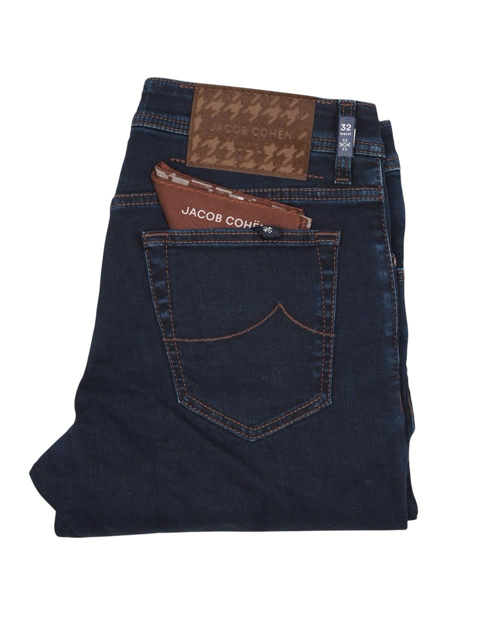 Jacob Cohën Luis Dark Blue Stretch Denim Regular fit