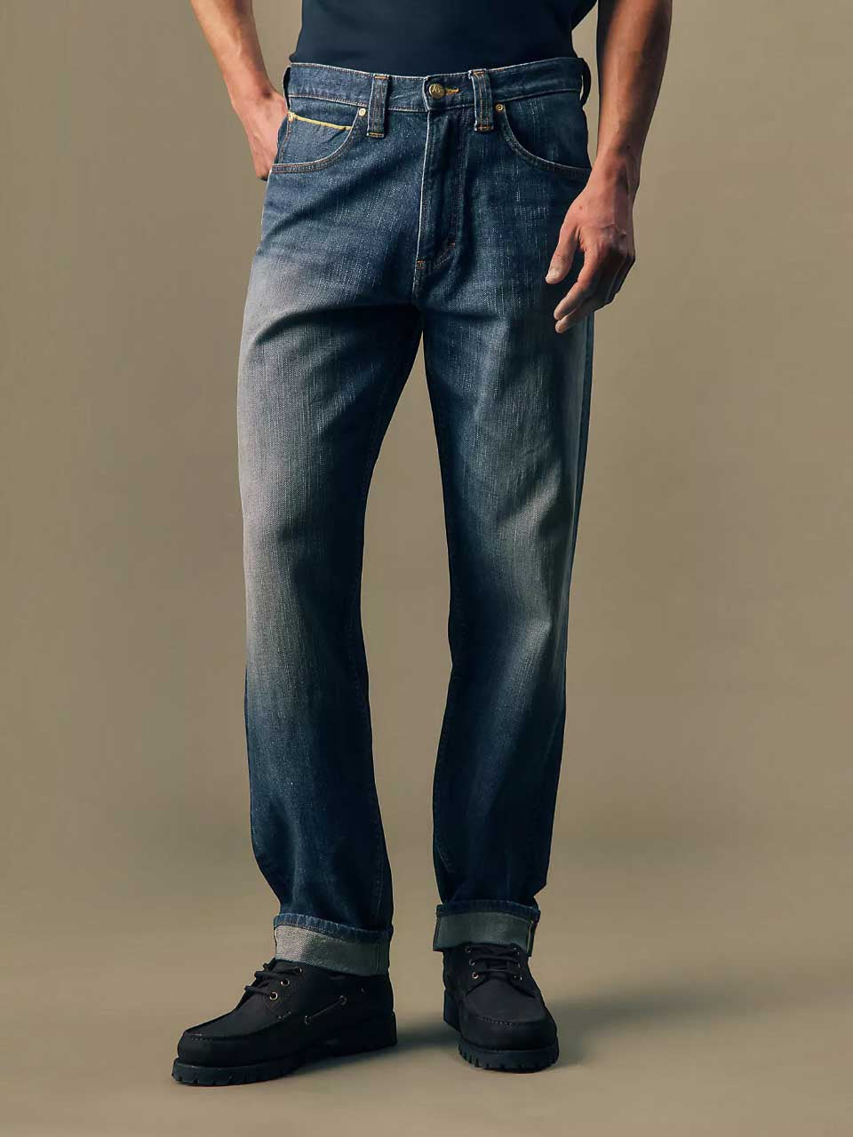 Lee Est.1889 Gold Relaxed Tapered Denim Jeans