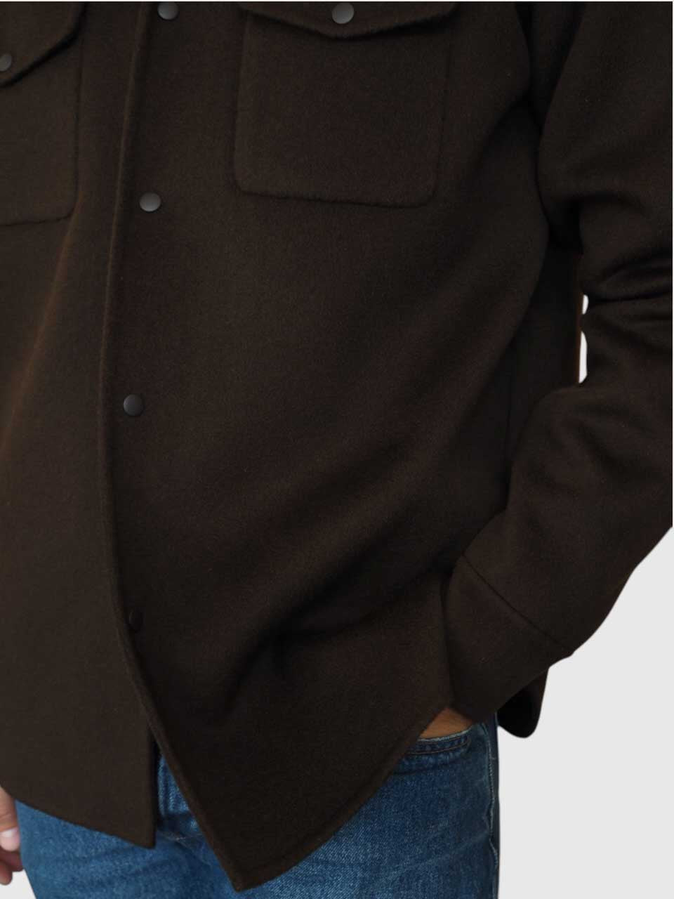 Aspesi Wool Jacket Brown