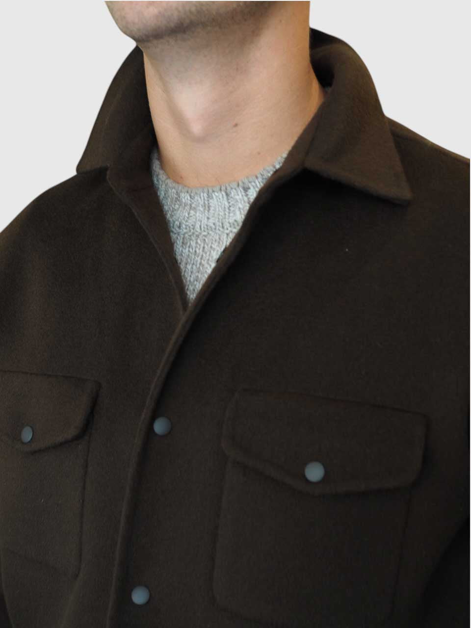 Aspesi Wool Jacket Brown