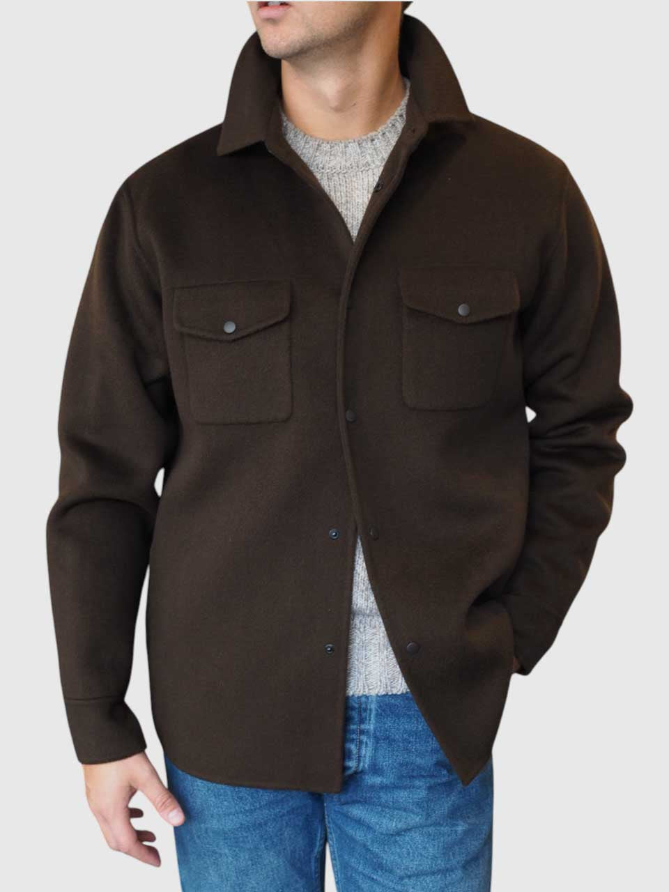 Aspesi Wool Jacket Brown