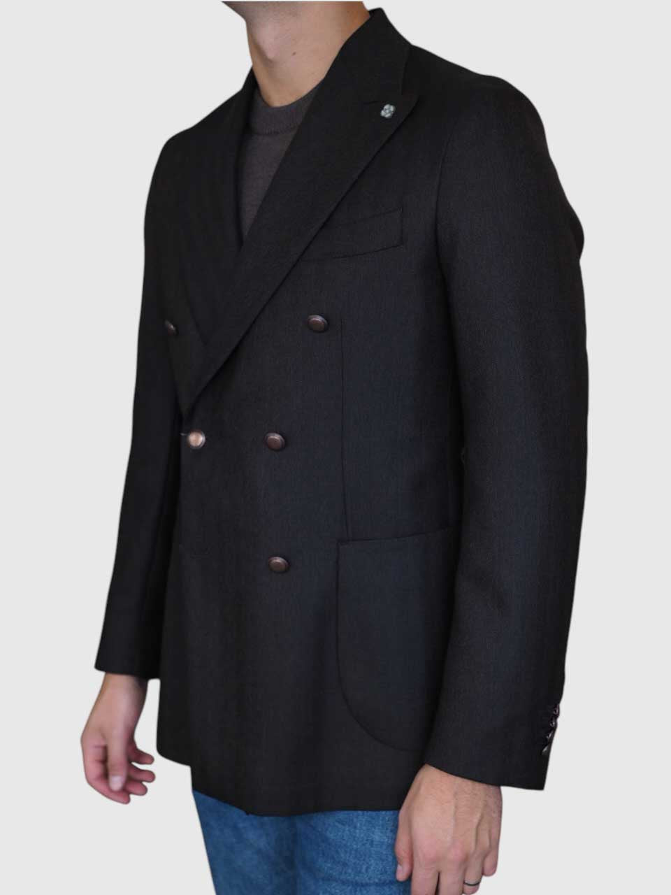 Ull Siden Linne Jacka Grön