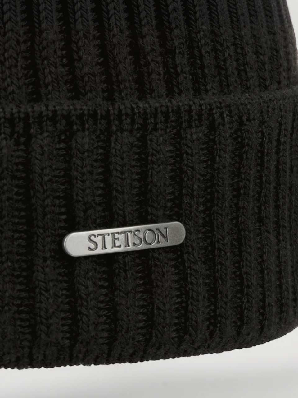 Stetson Parkman Knit Hat Black