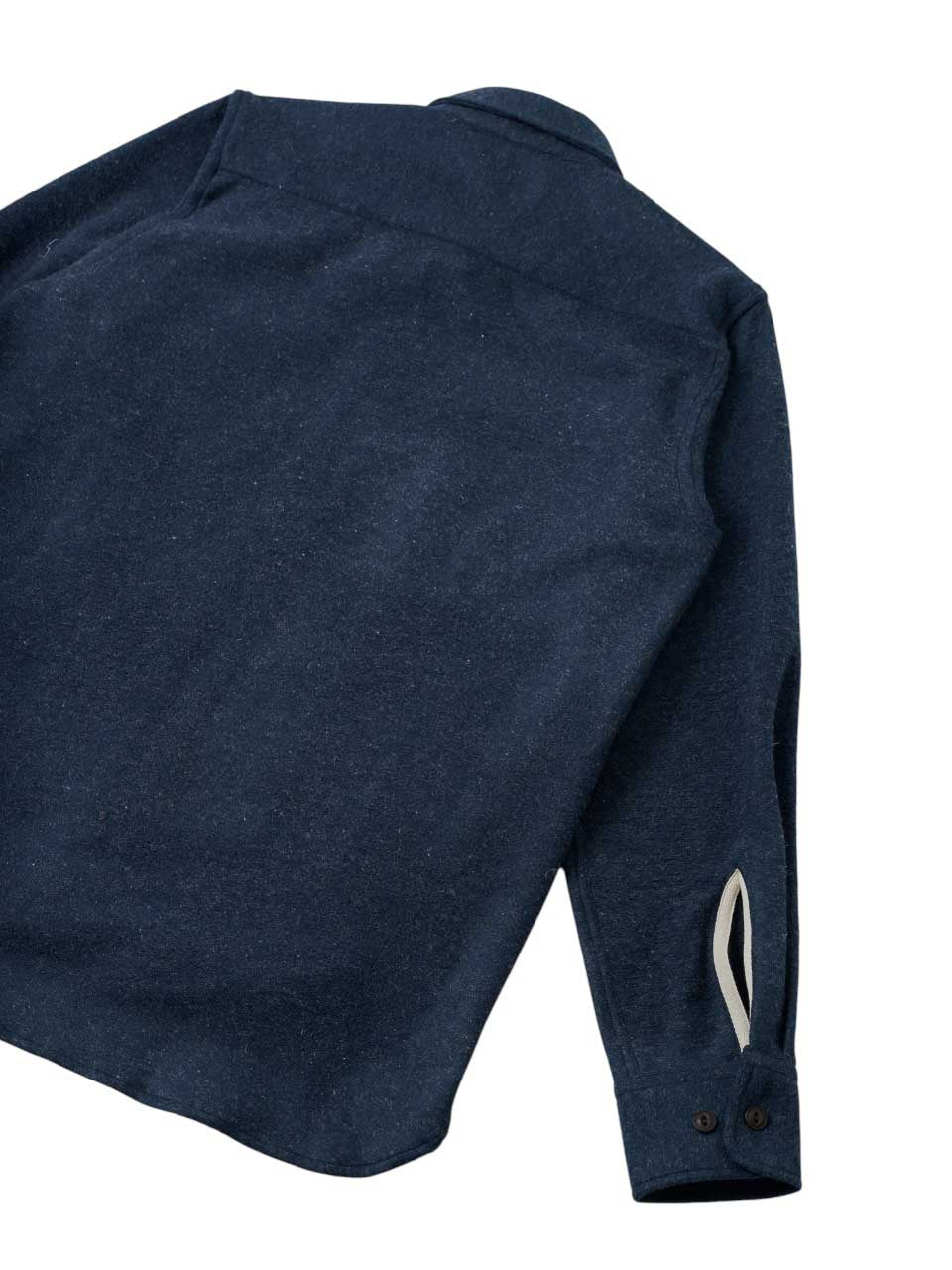Universal Works Marl Work Shirt Navy