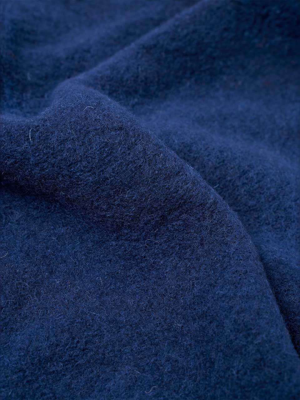 Universal Works Marl Wool Fleece Cardigan Indigo