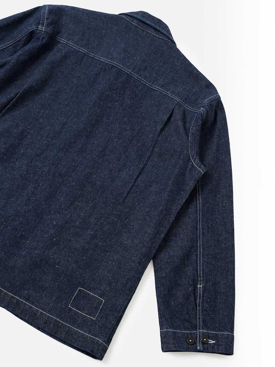 Universal Works Indigo Future Denim Troopers Jacket
