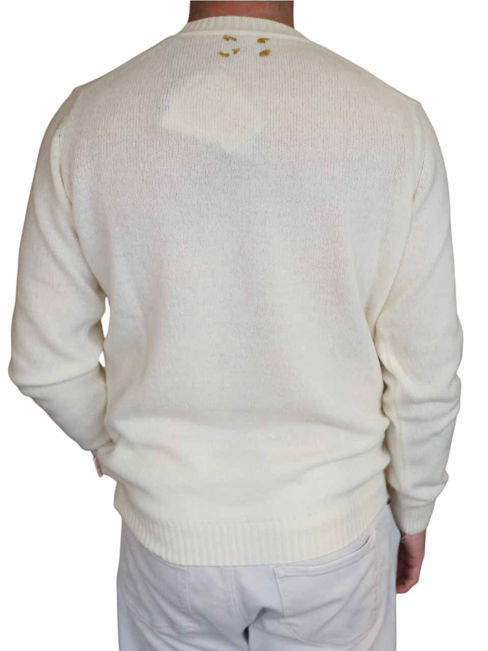 BOB Knitted Ski Crew Neck White