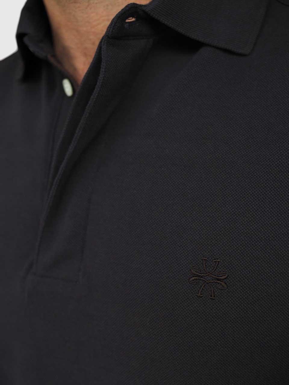 Jacob Cohën Long Sleeve Polo navy