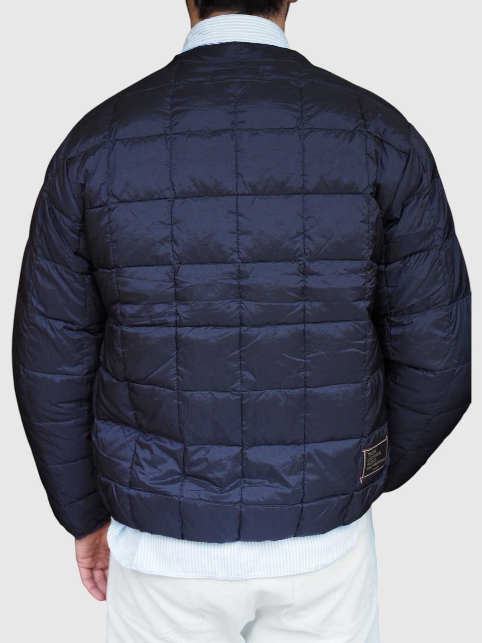 Universal Works Taion Down Cardigan Navy