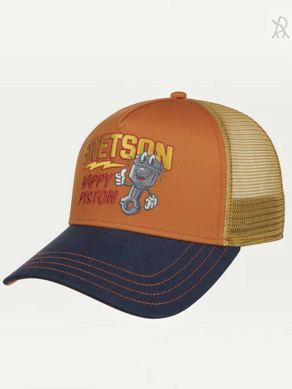 Stetson Trucker Cap Happy Piston Orange