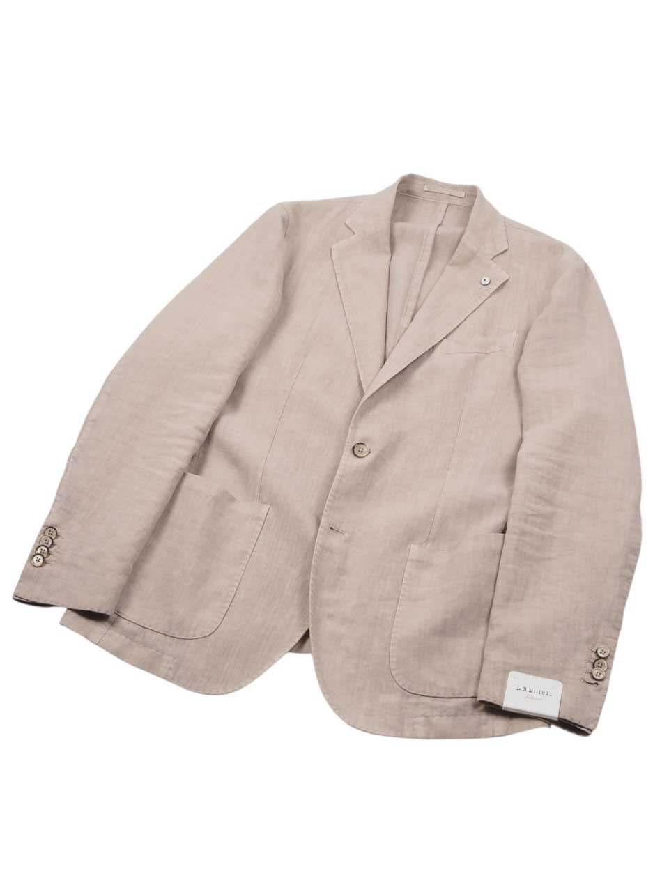 L.B.M. 1911 Linen Blazer Regular Fit Beige