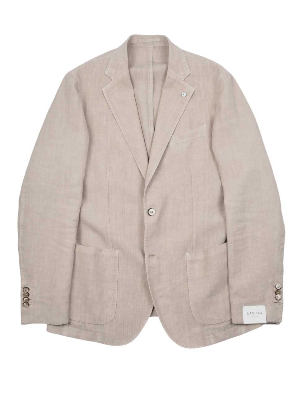 L.B.M. 1911 Linen Blazer Regular Fit Beige