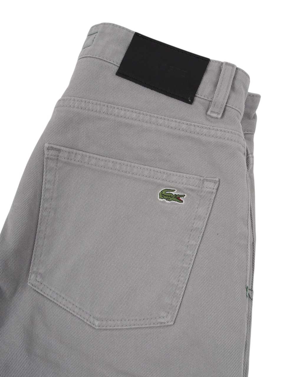 Lacoste 5 Pocket Straight Cut Jeans Grey