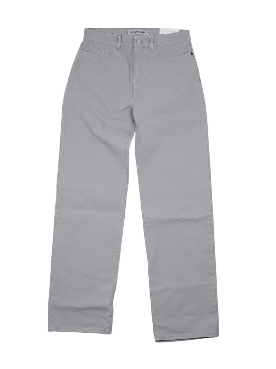 Lacoste 5 Pocket Straight Cut Jeans Grey
