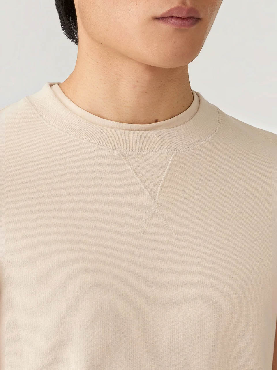 Sunspel Cotton Loopback Sweatshirt In Dark Green