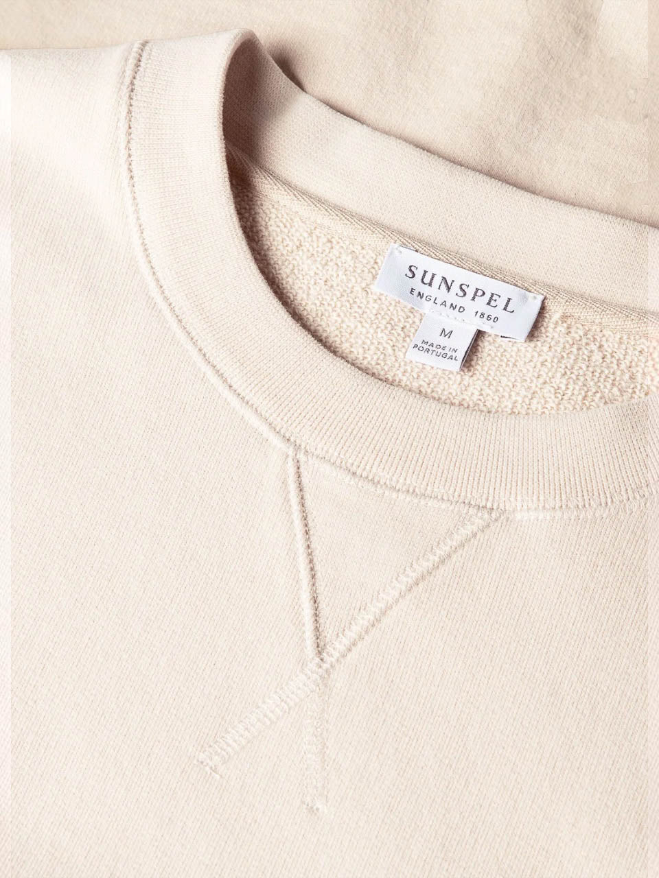 Sunspel Cotton Loopback Sweatshirt In Dark Green