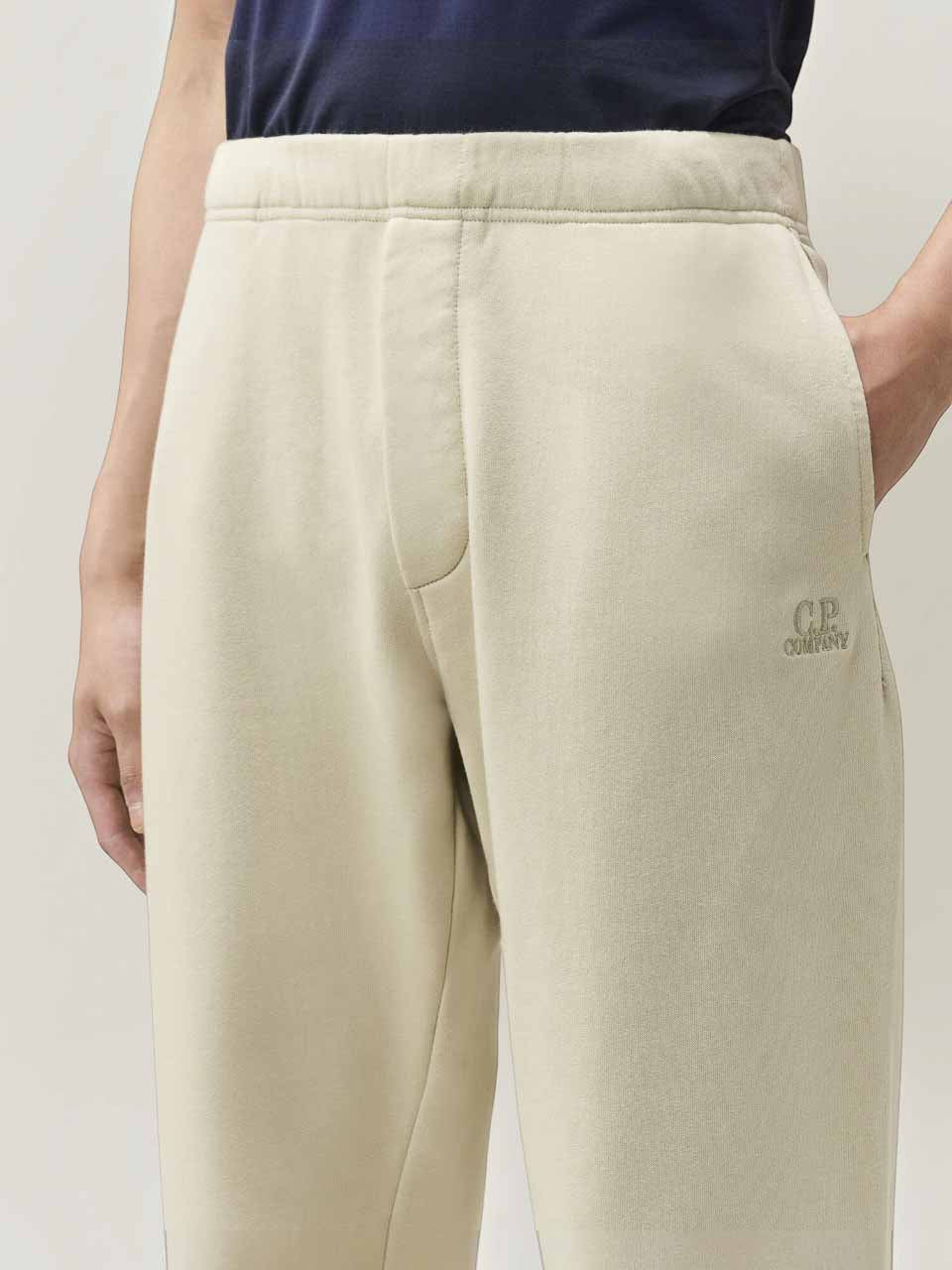 C.P. Company DIAGONAL RAISED FLEECE LOGO SWEATPANTS