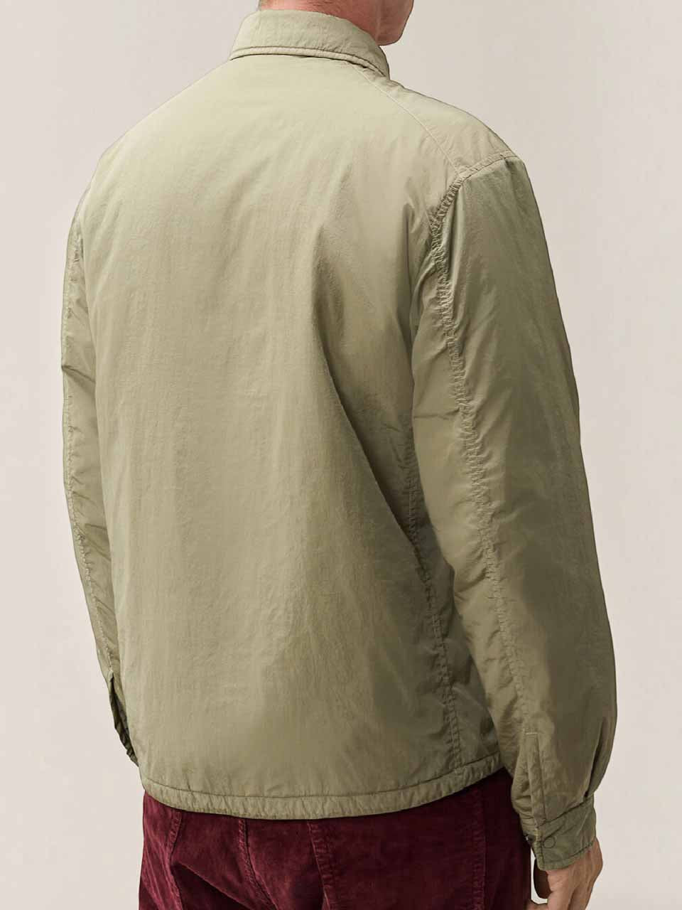 Chrome-R Lens Button Overshirt Ivy Green