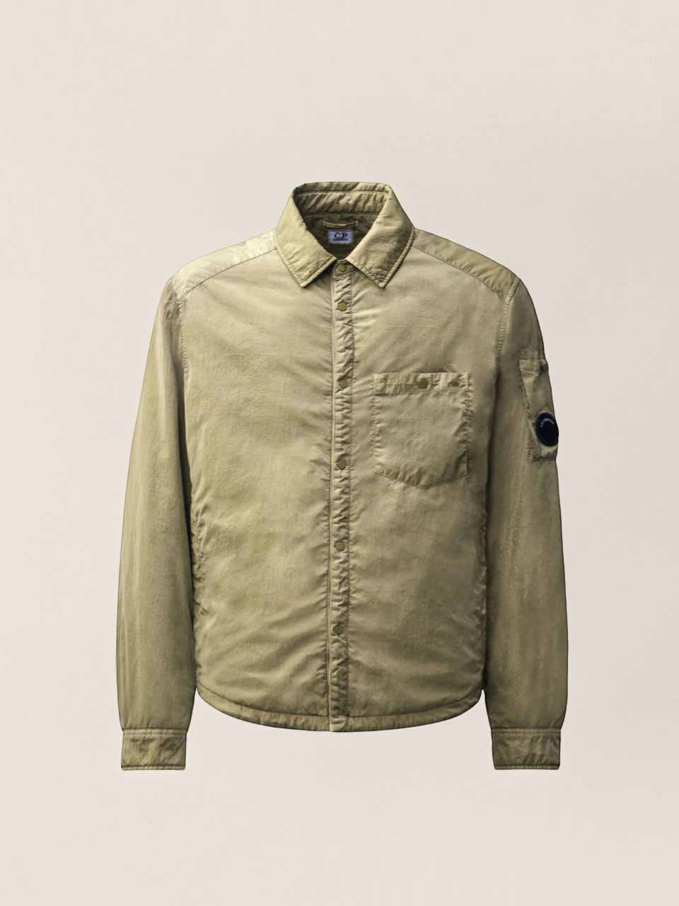 Chrome-R Lens Button Overshirt Ivy Green