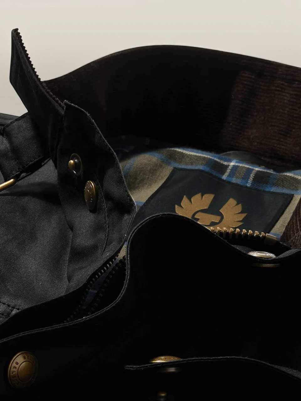 Belstaff Waxed Cotton FIELDMASTER ICON JACKET Black