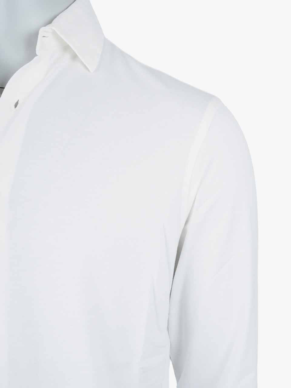 Jersey Cotton Shirt White