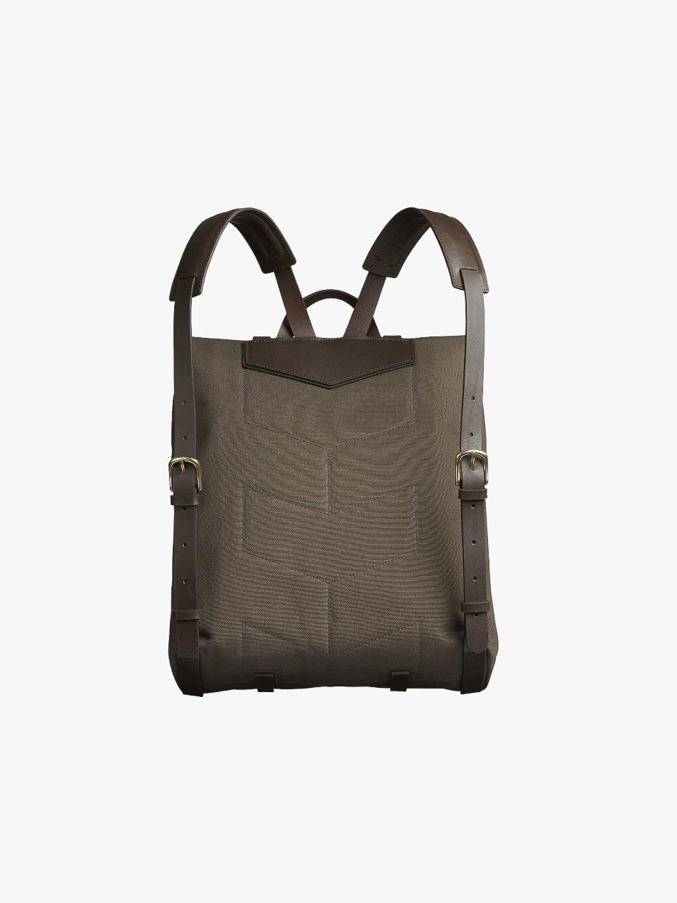 M/S Backpack Army/Dark Brown