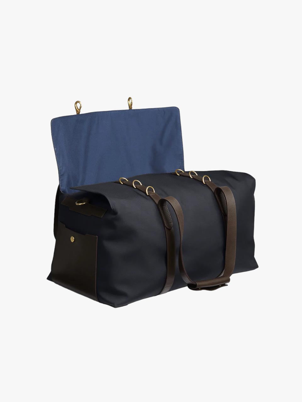 M/S Supply Weekend Bag Navy/Dark Brown