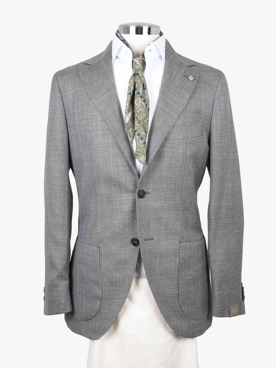 Wool Silk Linen Jacket Green