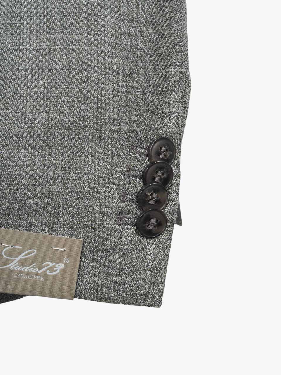 Wool Silk Linen Jacket Green