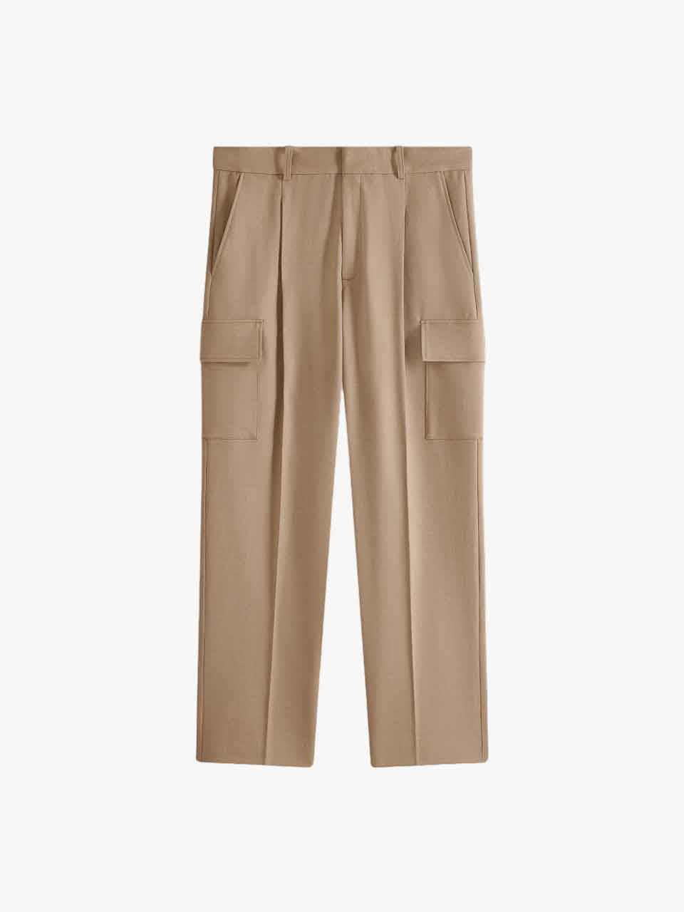 Drôle De Monsieur Flannel Cargo Trousers Beige
