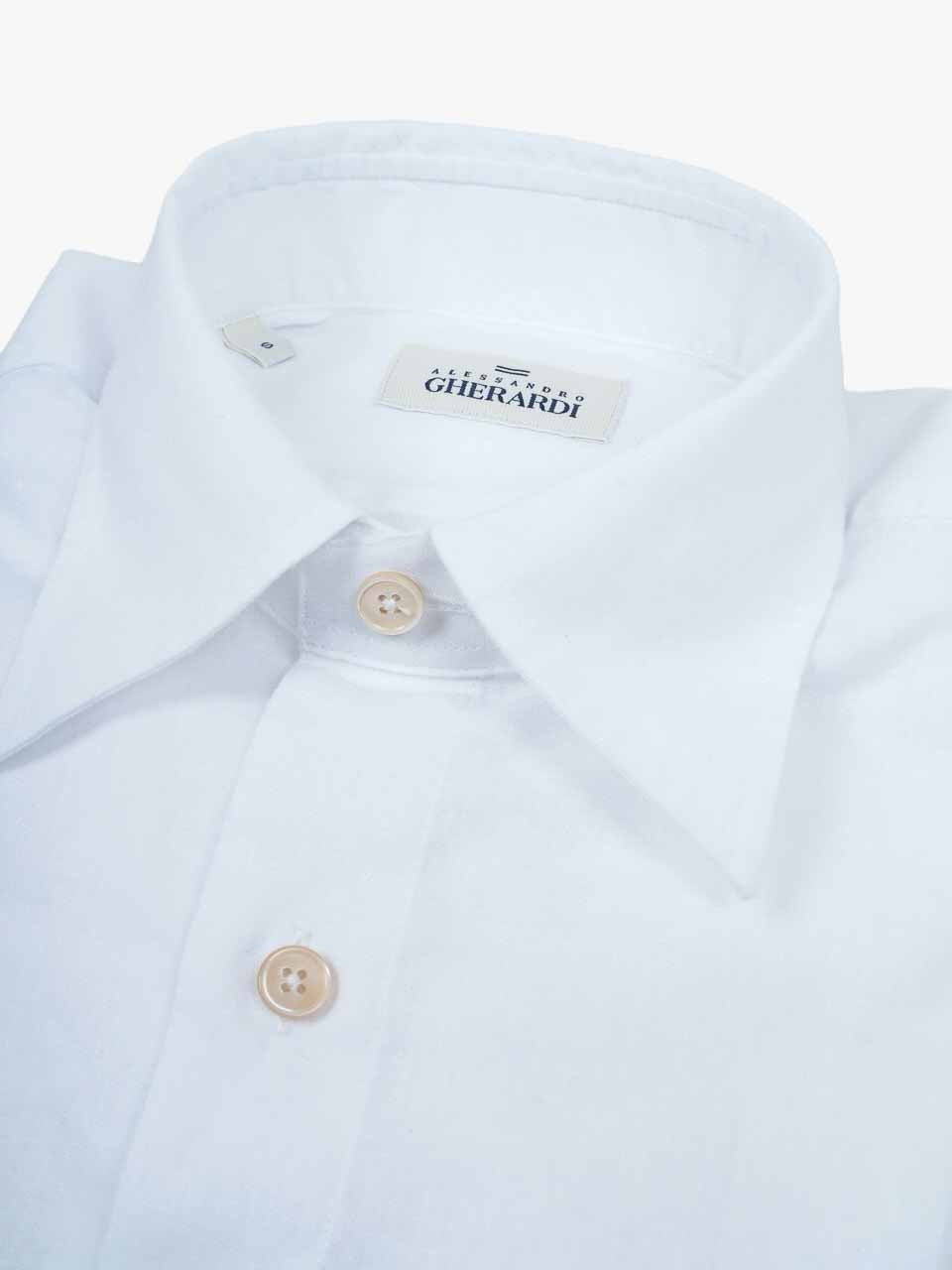 Linen Cotton Shirt With Pockets White