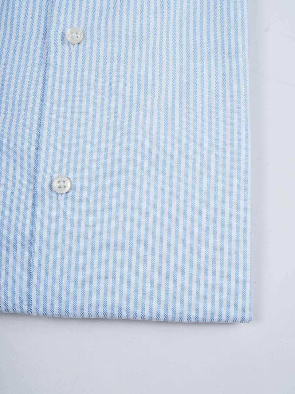 Ghirardelli 1911 Striped Oxford Shirt White/Blue