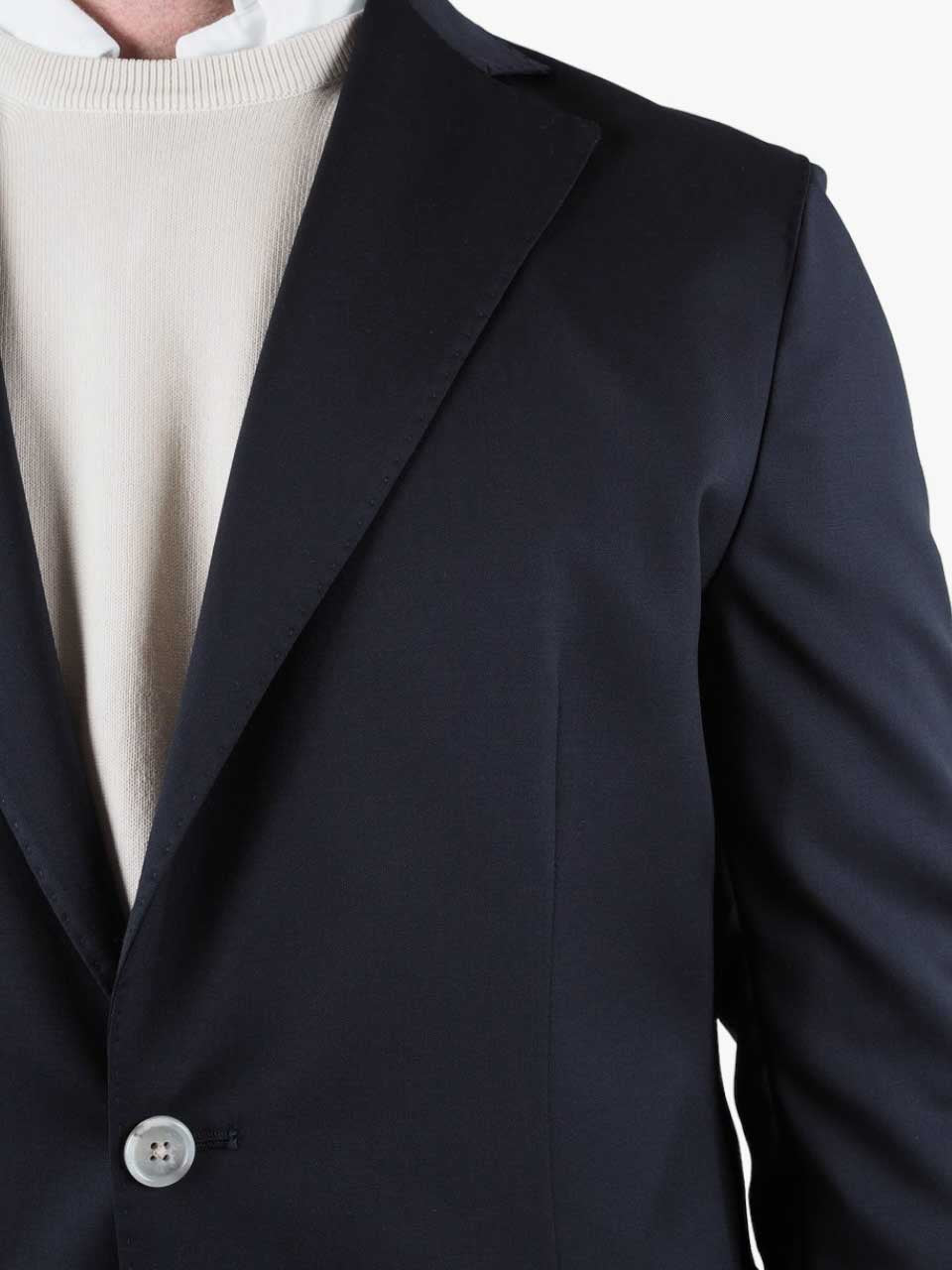 Barba Napoli Light Wool Jacket Navy