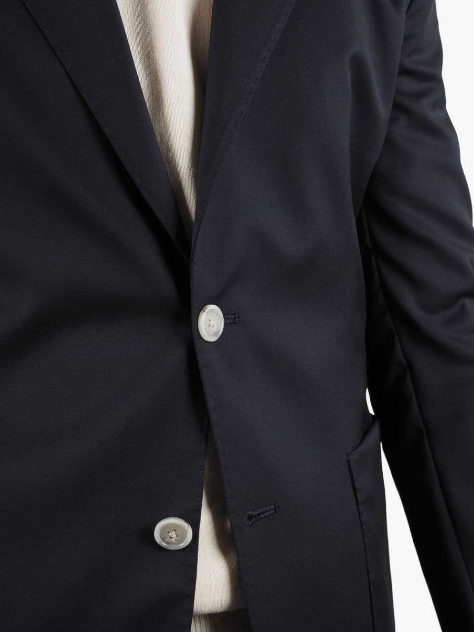 Barba Napoli Light Wool Jacket Navy