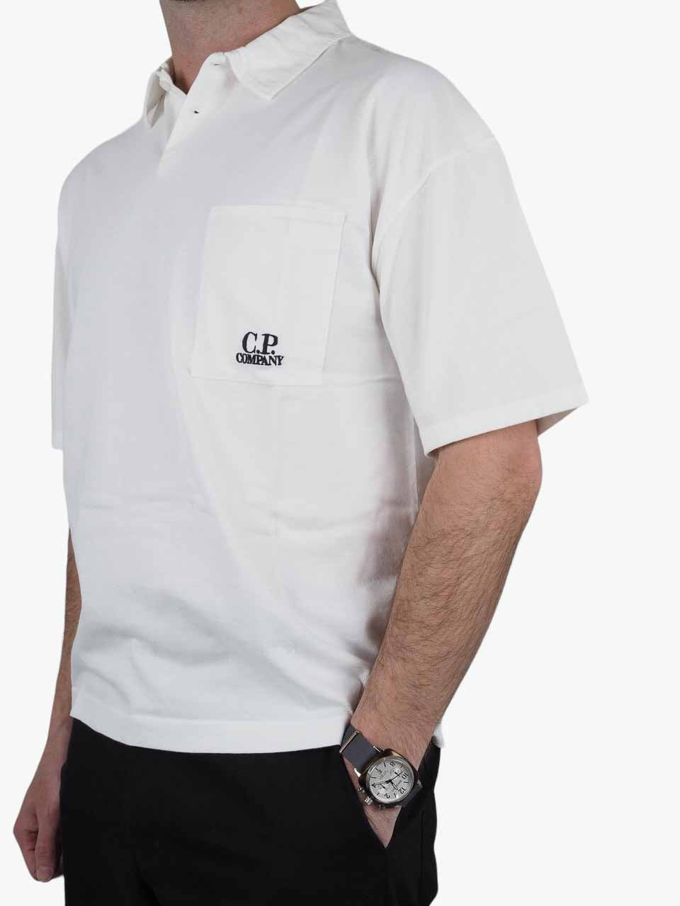 Short Sleeve 20/1 Jersey Polo White
