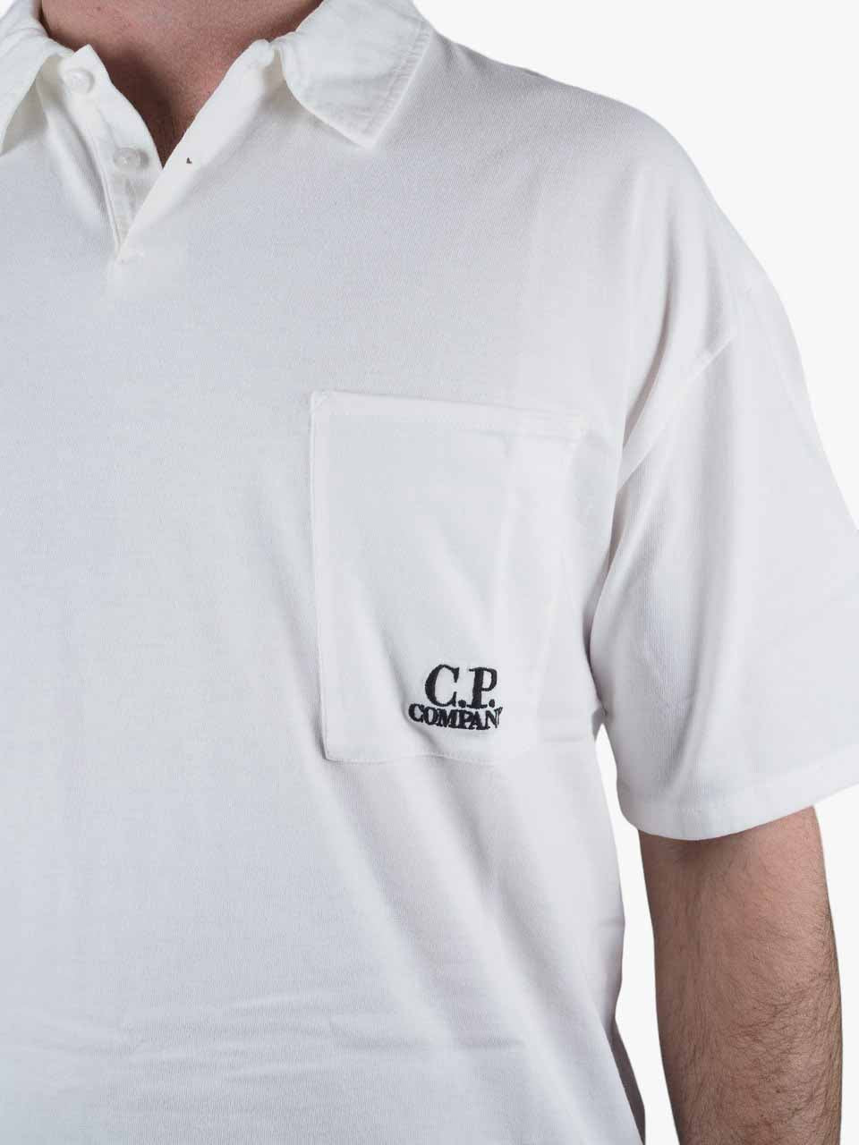 Short Sleeve 20/1 Jersey Polo White