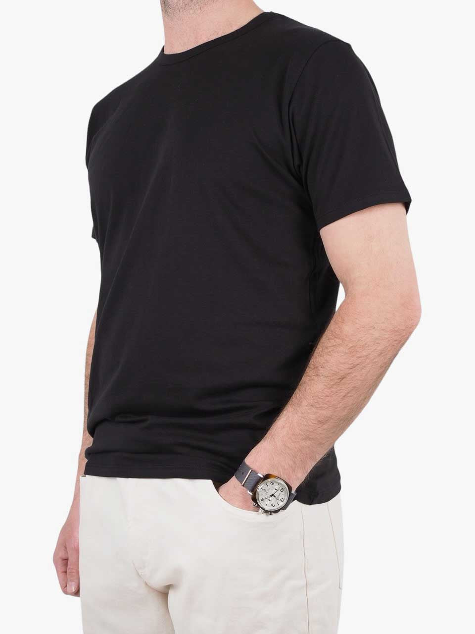 Adam Prima Cotton T-Shirt Black