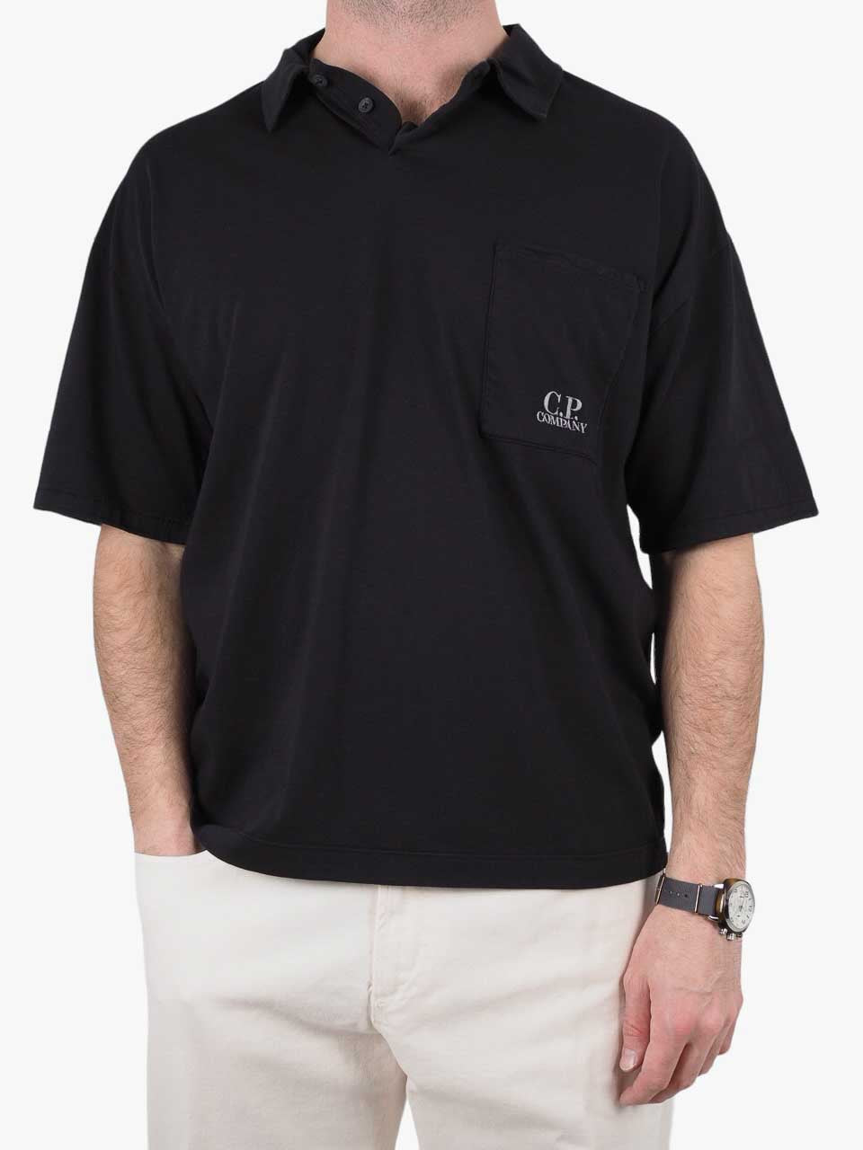 20/1 Jersey Polo Black