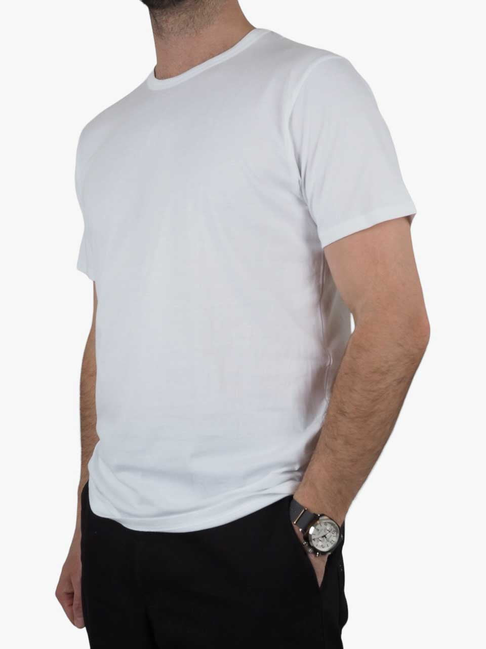 Adam Prima Cotton T-Shirt White