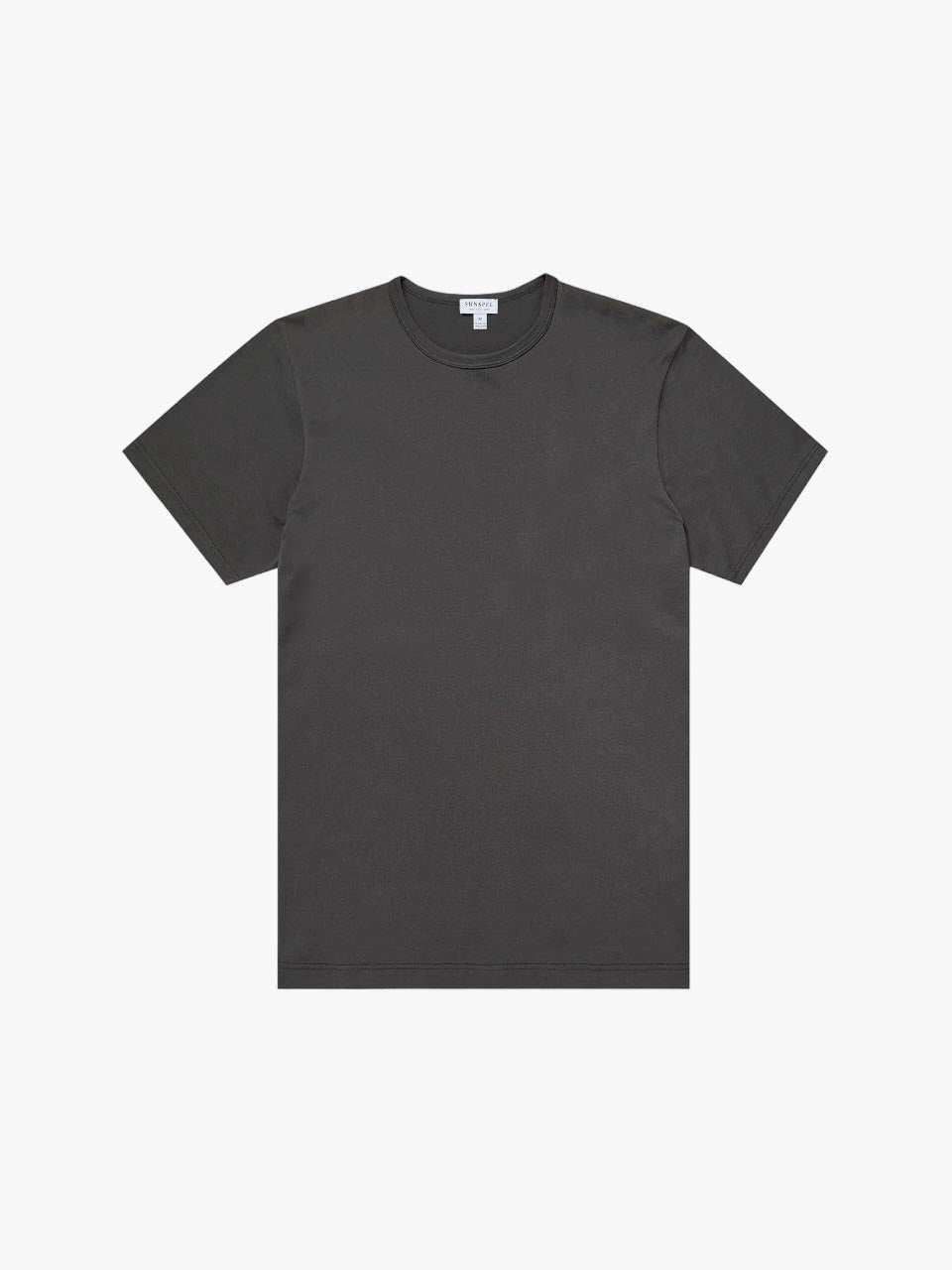 Sunspel Classic Cotton T-Shirt Charcoal