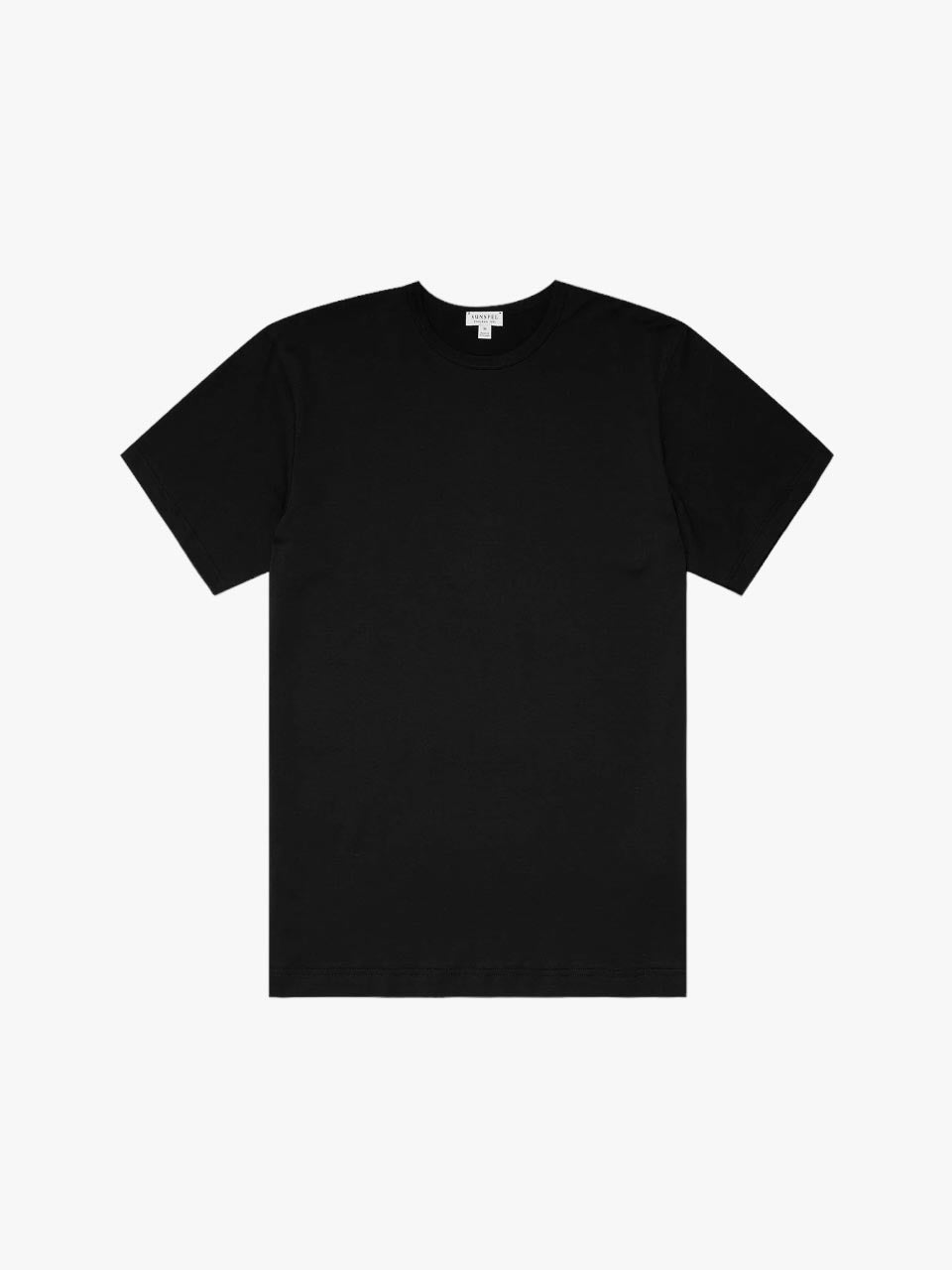 Sunspel Classic Cotton T-Shirt Black