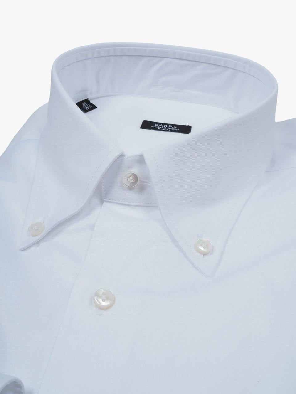 Barba Napoli Button Down Shirt White