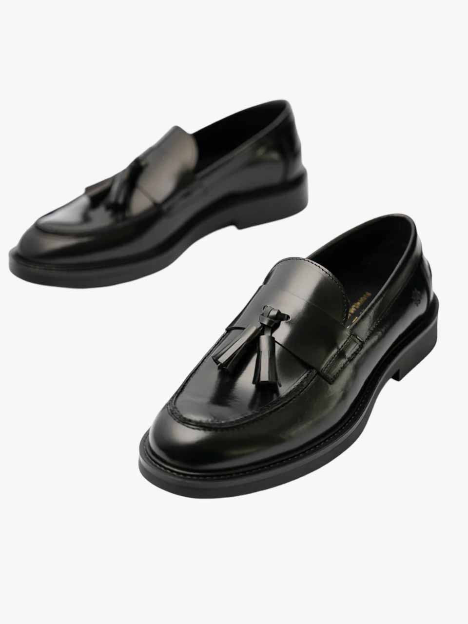 Playboy Footwear Tassel Loafers Filippo Black
