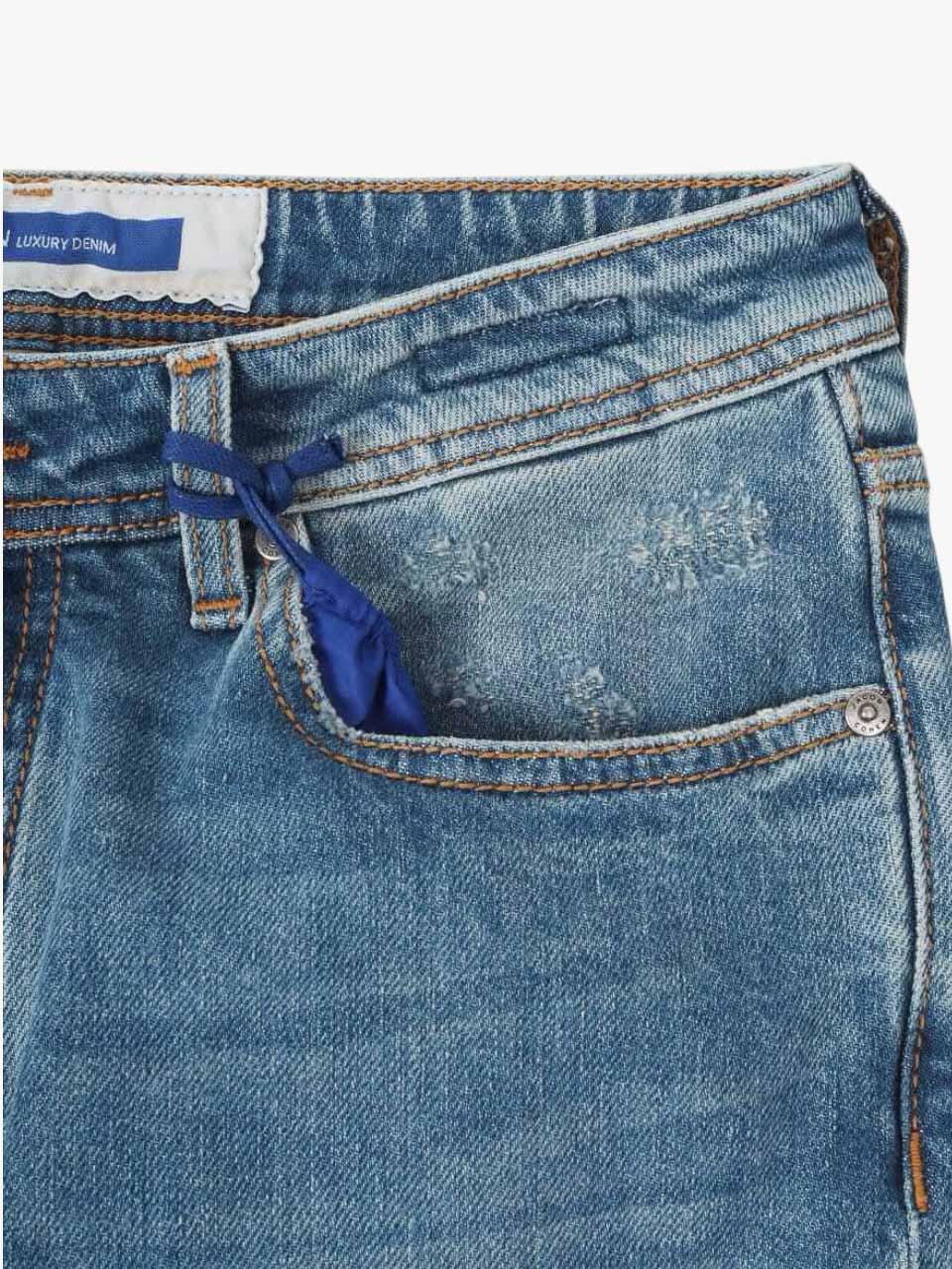 Washed Light Denim Jeans Bard