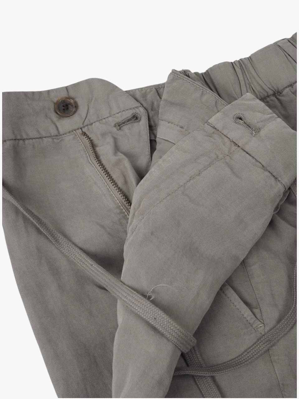 Linen Cotton Shorts Green