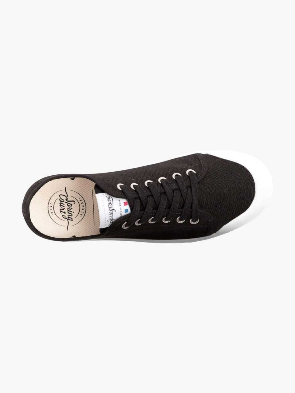 Canvas Trainer Shoe Black