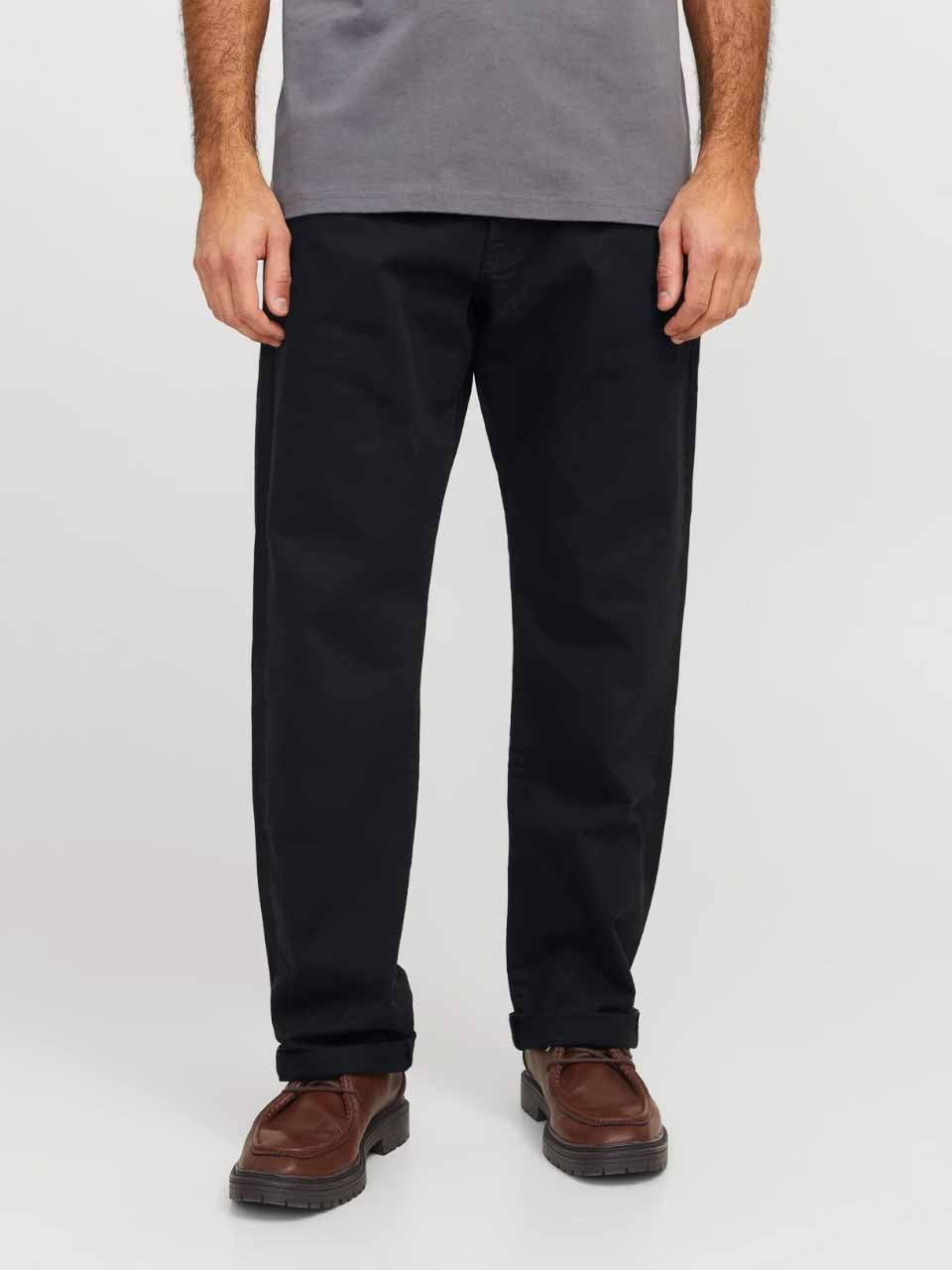 R.D.D. Selvedge Denim Black Jeans Relaxed
