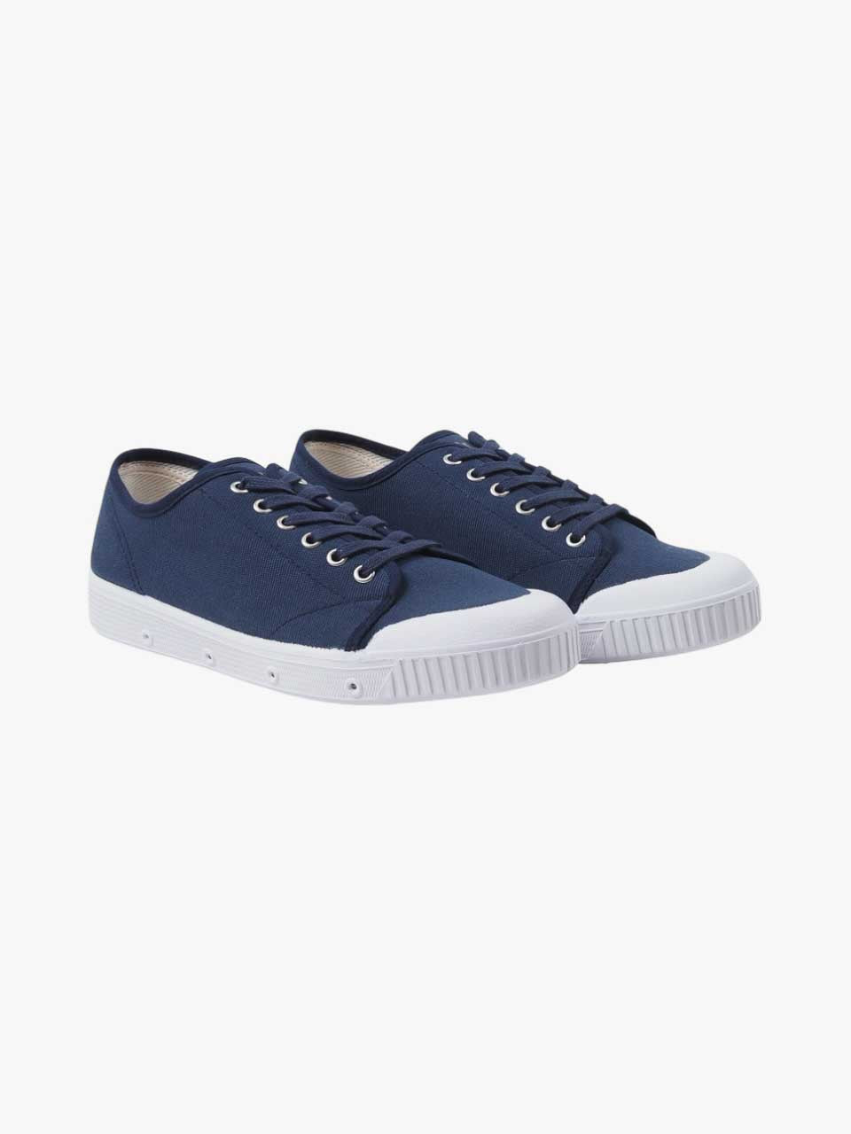 Spring Court Canvas Trainer Shoe Blue