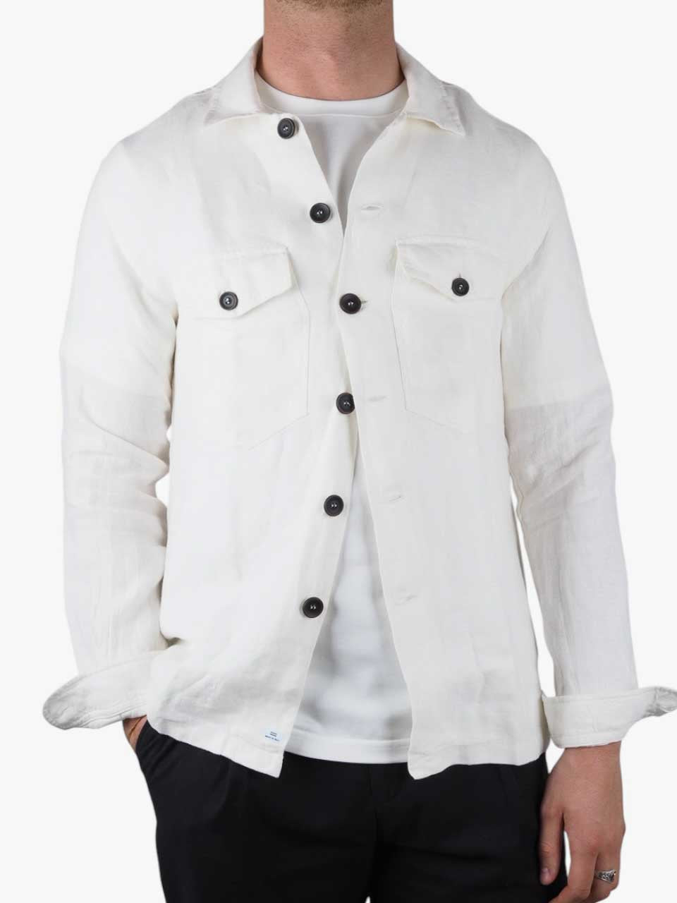 Linen Overshirt White