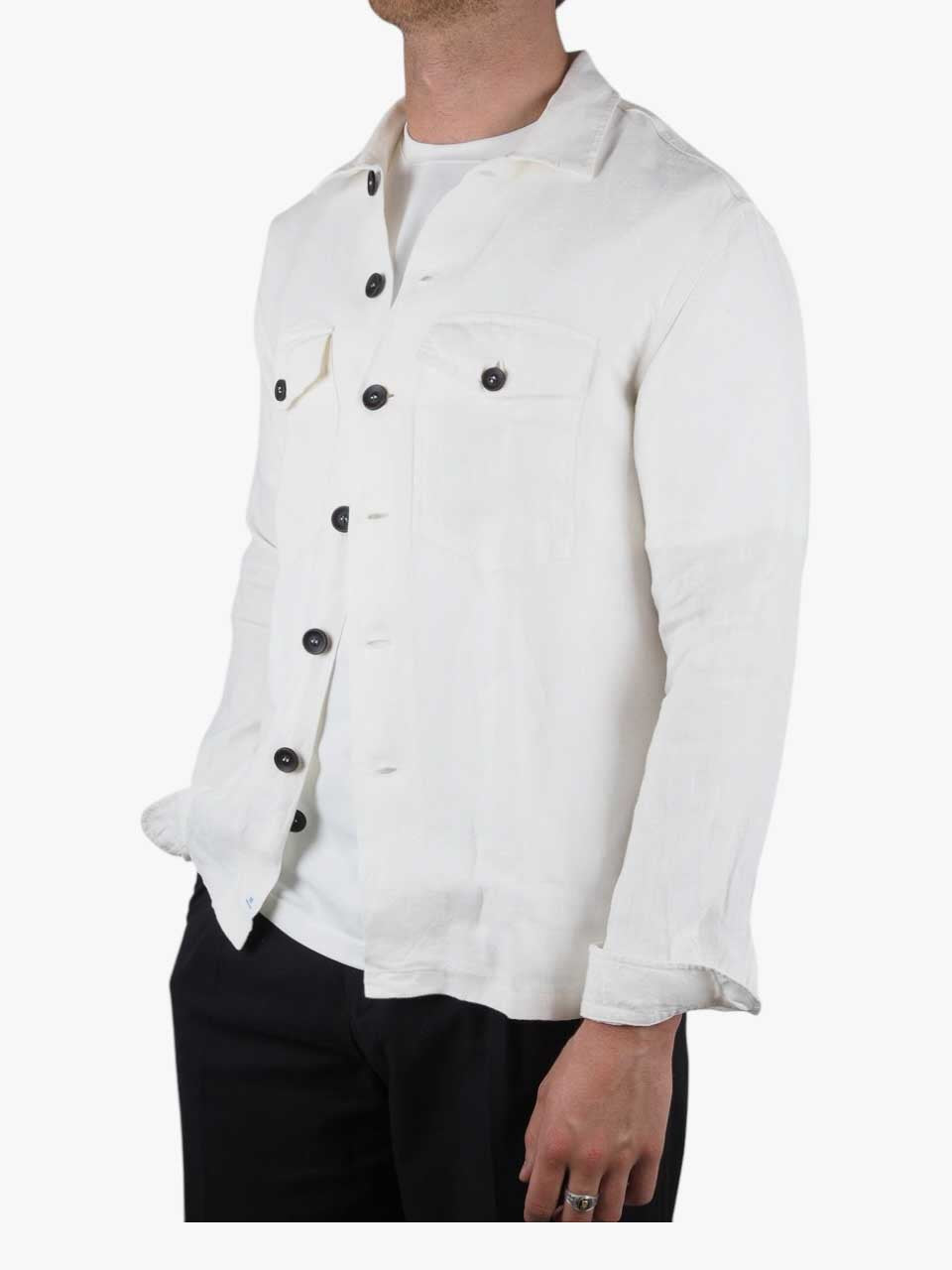 Linen Overshirt White